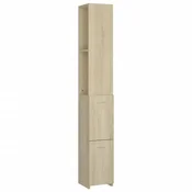 Vidaxl Kopalniška omarica sonoma hrast 25x26,5x170 cm inženirski les