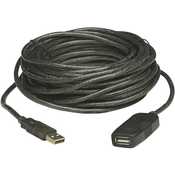 Kabl Manhattan 150958 USB-A M/F 2.0/480Mbps/produžni aktivni/20m