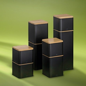 Kela Posoda za hrano KL-17890 storage Kiril metal black 11.5x11.5x29.0cm 3.0l