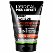 L’Oréal Paris Men Expert Pure Carbon gel za cišcenje 3 u 1 za nepravilnosti na koži lica 50 g
