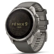 Garmin Fenix 9 Pro Solar inReach multisport GPS sat 47 mm, titanijum, sivi