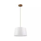 Luster na sajli AIDA 1xE27/60W/230V O 35 cm hrast/braon/bela
