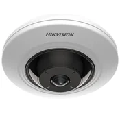 Hikvision AcuSense Fisheye omrežna kamera, 5 MP