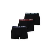 JACK & JONES Boksarice SENSE temno modra/temno rjava/temno zelena/črna