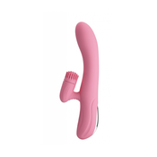 Chris Vibrator, Silikonski, 7 modova vibracije, 4 nivoa rotacije, 20.5 cm, Roze