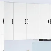 vidaXL Stenska kuhinjska omarica Bela 80 x 31 x 100 cm Konstruiran les