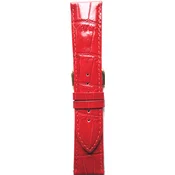 Kožni kaiš 24mm Crvena boja 24.96