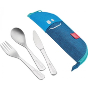Maped Kovček z jedilnim priborom Concept Kids blue, 3 kosi