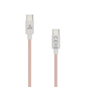 SBOX KABEL SBOX USB TYPE C - USB TYPE C M/M 1M Roza - 60W, (08-typec-1-p)