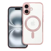 OEM Ohišje za iPhone 16 Electro Mag Cover, združljivo z MagSafe, zlato-roza