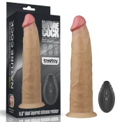 Rotirajuci dildo 23cm 9in Dual Layered Platinum Silicone Rotator