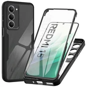 Hibridni Full body ovitek Techsuit ColorVerse 360 za Xiaomi Redmi 15 4G/Redmi 15 5G - black