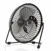 USB ventilator 18cm črn