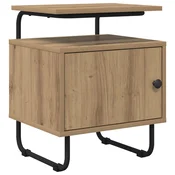 vidaXL vidaXL Nočna omarica Artisan hrast 40 x 36,5 x 50 cm Inženirski les, (5000298667)