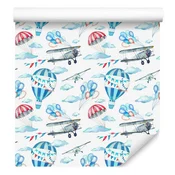 Tapeta Baloni v nebu za dnevno sobo in spalnico 50x1000 cm