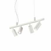 Ideal Lux - LED Lestenec na vrvici DYNAMITE 4xGU10/7W/230V CRI 90 bela