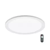 Eglo Sarsina-a panel led, 14w, precnik 300, sa daljinskim dimabilna, alu/bela