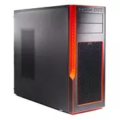 Supermicro SuperChassis GS50-000R Midi Tower Crno, Crveno