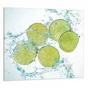 shumee STEKLENA PLOŠČA ZA KUHINJO 65x60 Limeta