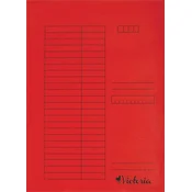 Mape, karton, A4, VICTORIA OFFICE, crvena K1024674