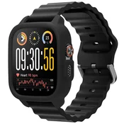GS Silikonski ovitek za Realme Watch 5, črn