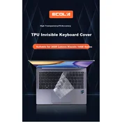 Ecola Zaštitna folija za tastaturu, Lenovo Xiaoxin 14 SE 2025, TPU, EL036, Providna