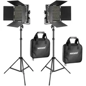 Neewer komplet dvobarvnih fotografskih luči s stojali, 660 LED, 40W