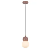 Rabalux 72280 - Lestenec na vrvici GELLIA 1xG9/38W/230V roza
