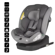 Avtosedež iSize 40-150 cm Coccolle Nyota Siva
