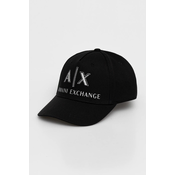 Bombažna bejzbolska kapa Armani Exchange