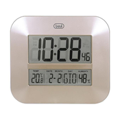 Trevi digitalna ura OM 3520 D, stenska/namizna, čas, datum, temperatura, vlažnost, bronasta