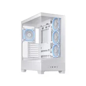 ASUS A31 Plus TG ARGB PC-Gehäuse, Midi-Tower, ATX, Tempered Glass - weiß-90DC00R3-B19000