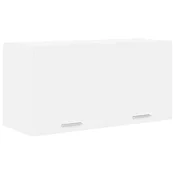 Vidaxl Viseča omarica z vrati Bela 80 x 31 x 40 cm Konstruiran les