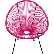 Meblo Trade Fotelja Acapulco Pink 73x78x85h cm