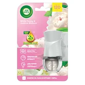 Električni osvežilec zraka Air Wick + polnilo 19 ml Beli cvetovi Potonika