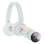 BEŽICNE SLUŠALICE ZA DJECU Buddyphones POPFun (White)