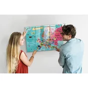 tulup.si Magnetna tabla za decu Zemljevid evrope 90x60 cm