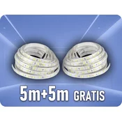 V-TAC LED trak 12W/m, 1680lm/m, visoka svetilnost, 24V, IP20, 5m+5m gratis! Farba svetla: Dnevna bela