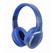 Gembird Bluetooth naglavne slušalka BTHS-01-B modre brezžične