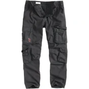 SURPLUS AIRBORNE SLIMMY CRNE PANTALONE