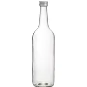 Gastro steklenica za alkohol, kis, žganje, 1 l, z zamaškom (6 kos)