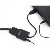 A-HDMI-VGA-06 ** Gembird HDMI to VGA + AUDIO adapter cable, single port (alt A-HDMI-VGA-03, 439)