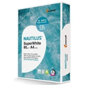Mondi Recikliran papir Nautilus Superwhite - A4, svetlo bel, 80 g/m2, CIE 150, 500 listov