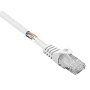 Renkforce Renkforce RF-5043778 RJ45 omrežni kabel\, Patch kabel CAT 5e U/UTP 5.00 m bela z zaščitnim zapornim zatičem 1 kos, (20638179)