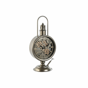 Galda pulkstenis Home ESPRIT Srebrna Kristal Željezo 21,5 x 18,6 x 51,5 cm