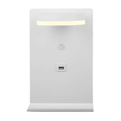 Compact Wall Lamp  4W Led White + Charge Usb