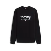 Tommy Jeans Majica črna/bela