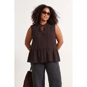 Trendyol Curve Ženska bluza Tbbss26Af00129, Braon