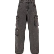Karl Kani Kargo hlače siv denim