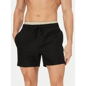 Calvin Klein Swimwear Kratke kopalne hlače  črna